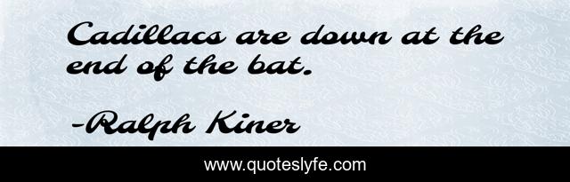 Cadillacs are down at the end of the bat.