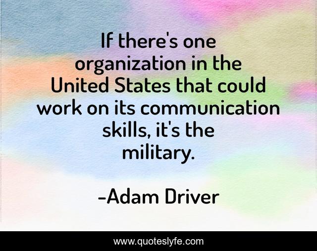 If there's one organization in the United States that could work on its communication skills, it's the military.