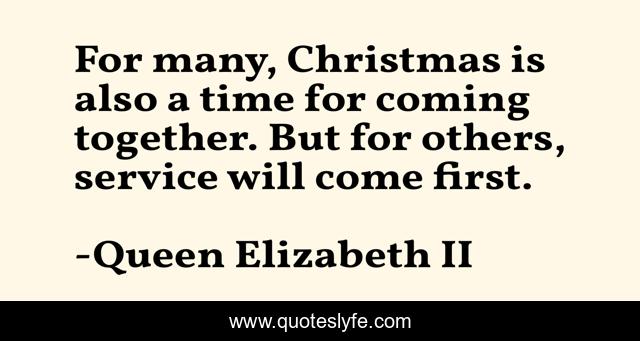 For many, Christmas is also a time for coming together. But for others, service will come first.
