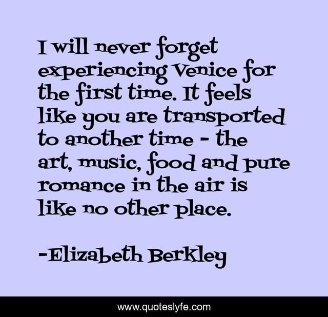 I will never forget experiencing Venice for the first time. It feels like you are transported to another time - the art, music, food and pure romance in the air is like no other place.