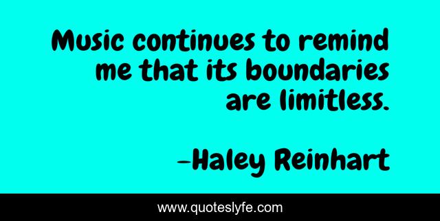 Music continues to remind me that its boundaries are limitless.