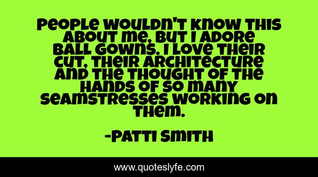 People wouldn't know this about me, but I adore ball gowns. I love their cut, their architecture and the thought of the hands of so many seamstresses working on them.