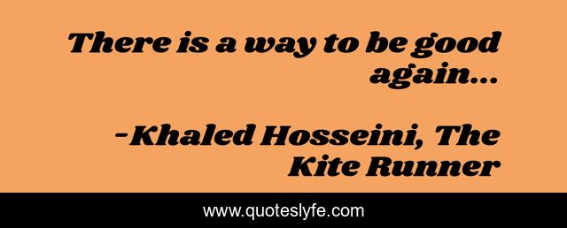 There is a way to be good again...