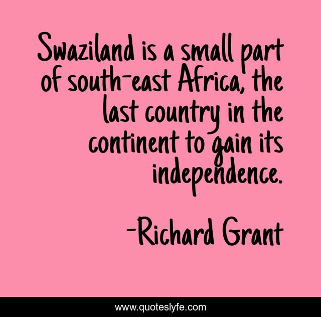 Swaziland is a small part of south-east Africa, the last country in the continent to gain its independence.
