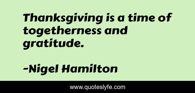 Thanksgiving is a time of togetherness and gratitude.