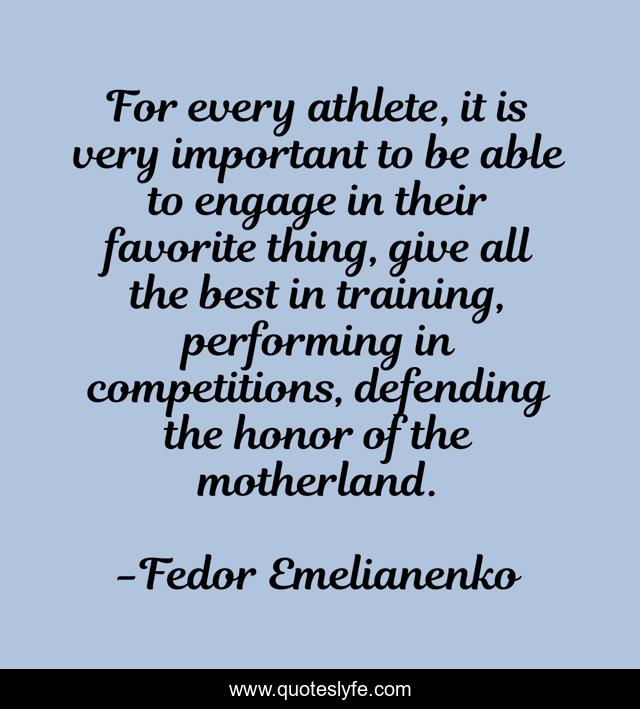 For every athlete, it is very important to be able to engage in their favorite thing, give all the best in training, performing in competitions, defending the honor of the motherland.