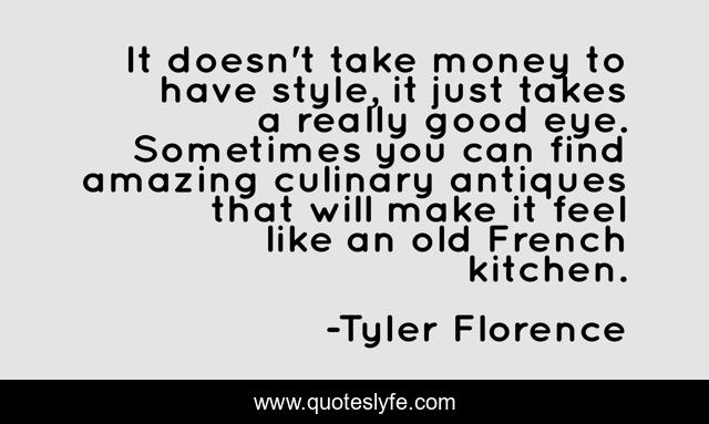 It doesn't take money to have style, it just takes a really good eye. Sometimes you can find amazing culinary antiques that will make it feel like an old French kitchen.