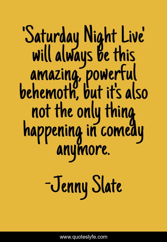 'Saturday Night Live' will always be this amazing, powerful behemoth, but it's also not the only thing happening in comedy anymore.