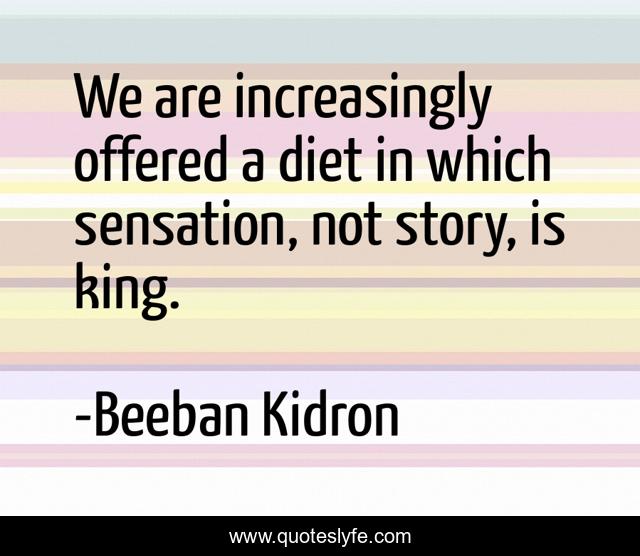 We are increasingly offered a diet in which sensation, not story, is king.