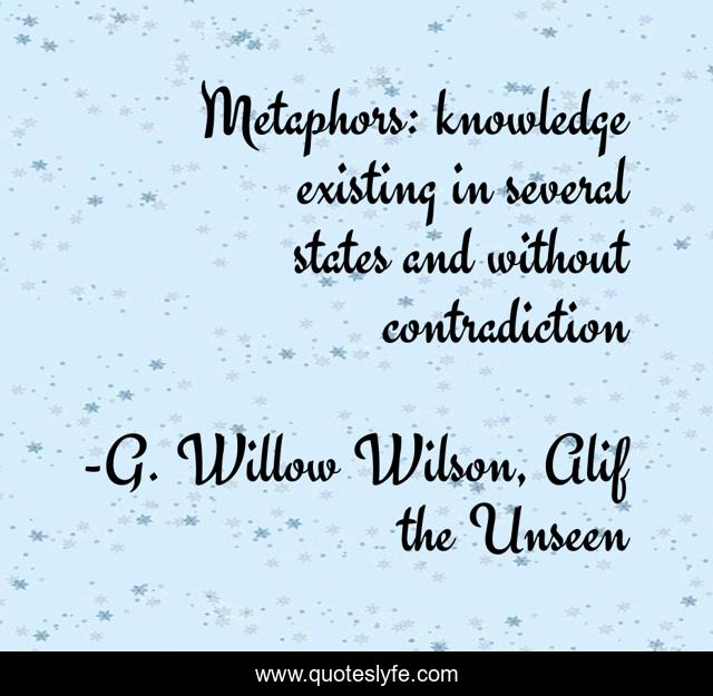Metaphors: knowledge existing in several states and without contradiction