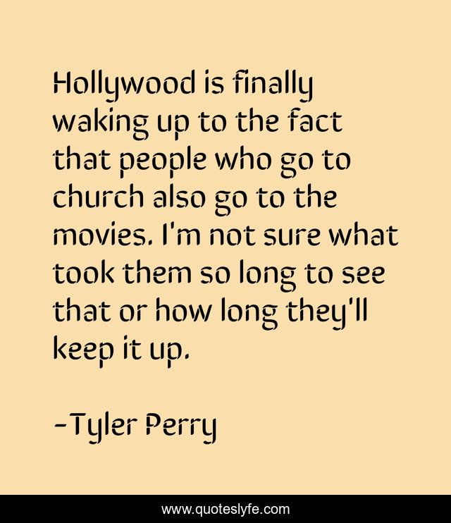 Hollywood is finally waking up to the fact that people who go to church also go to the movies. I'm not sure what took them so long to see that or how long they'll keep it up.