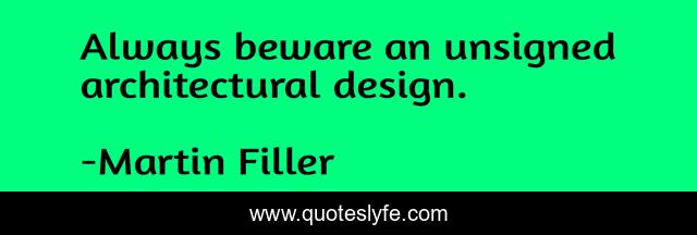 Always beware an unsigned architectural design.