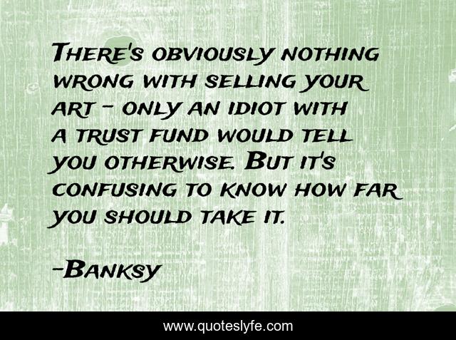 There's obviously nothing wrong with selling your art - only an idiot with a trust fund would tell you otherwise. But it's confusing to know how far you should take it.