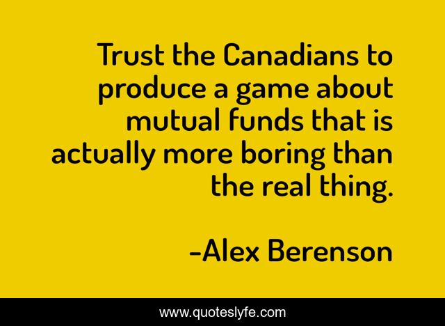 Trust the Canadians to produce a game about mutual funds that is actually more boring than the real thing.