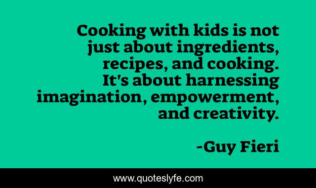 Cooking with kids is not just about ingredients, recipes, and cooking. It's about harnessing imagination, empowerment, and creativity.