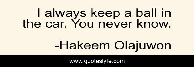 I always keep a ball in the car. You never know.