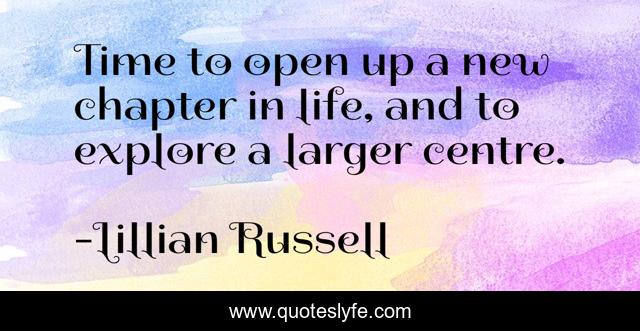 Time to open up a new chapter in life, and to explore a larger centre.