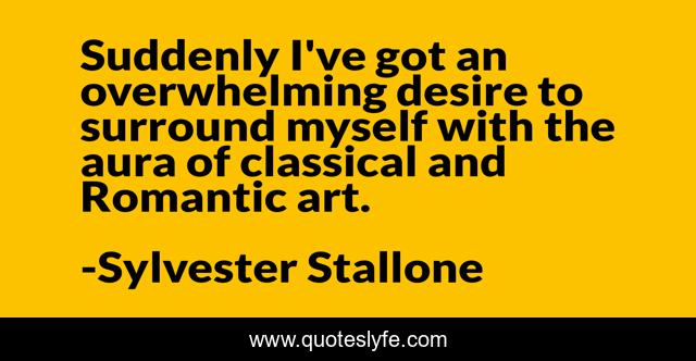 Suddenly I've got an overwhelming desire to surround myself with the aura of classical and Romantic art.