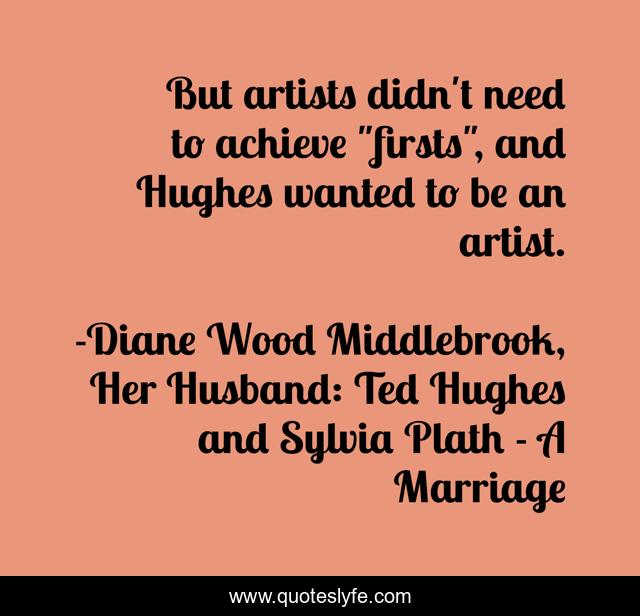 But artists didn't need to achieve 