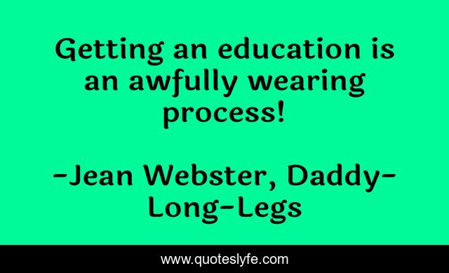 Getting an education is an awfully wearing process!