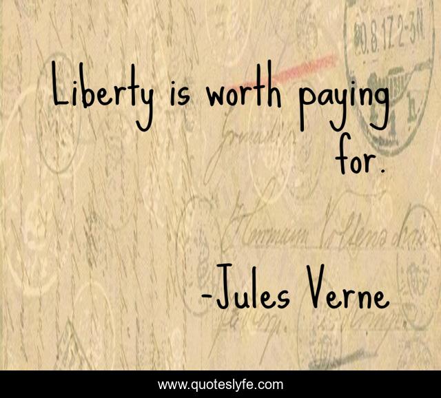 Liberty is worth paying for.