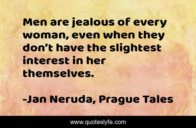 Women jealous of men