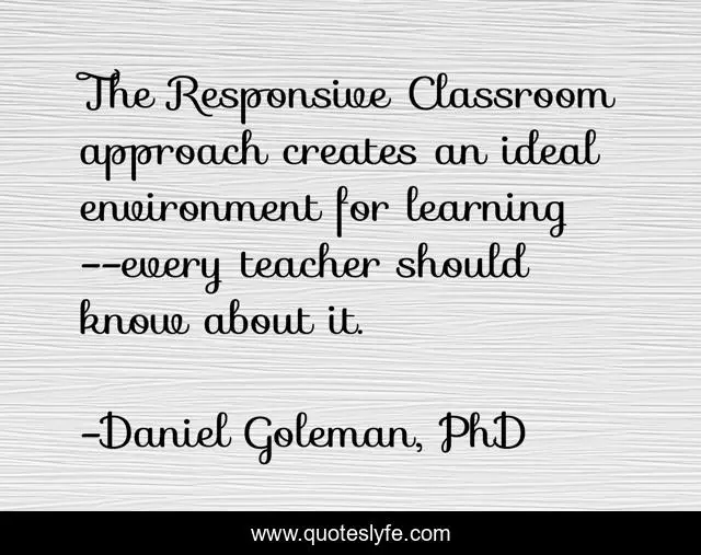The Responsive Classroom approach creates an ideal environment for learning--every teacher should know about it.