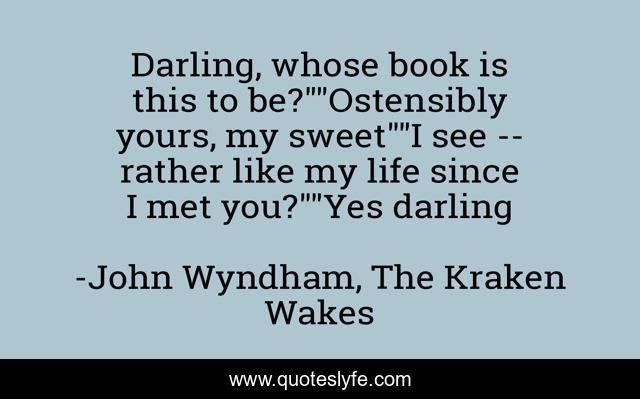 Darling, whose book is this to be?