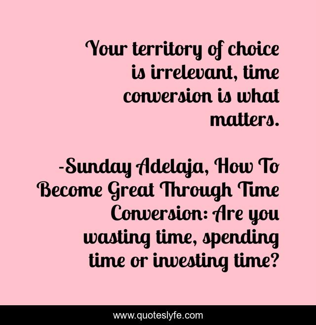 Your territory of choice is irrelevant, time conversion is what matters.