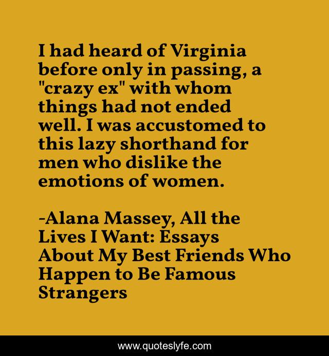 I had heard of Virginia before only in passing, a 