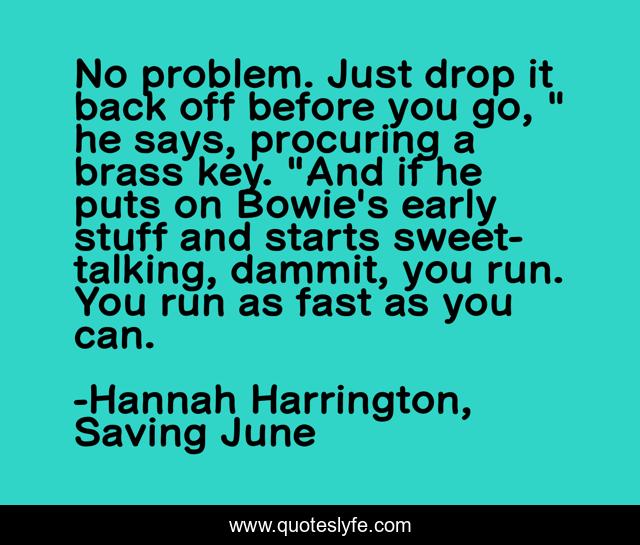 No problem. Just drop it back off before you go, 