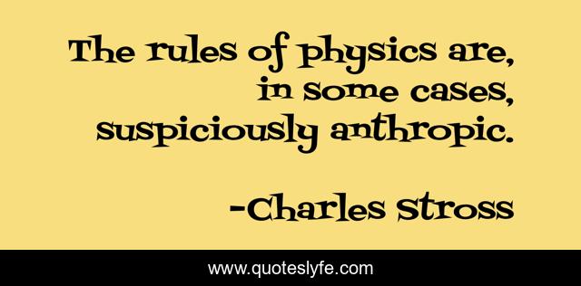 The rules of physics are, in some cases, suspiciously anthropic.