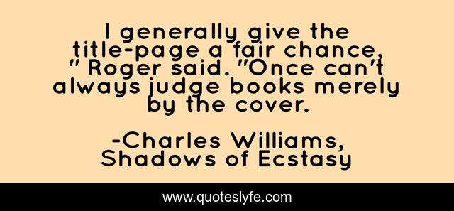 I generally give the title-page a fair chance, 