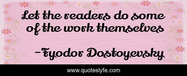 Let the readers do some of the work themselves