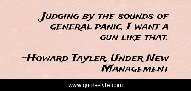 Judging by the sounds of general panic, I want a gun like that.