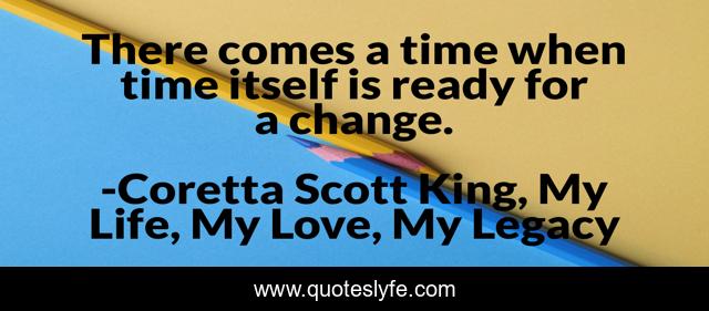 There comes a time when time itself is ready for a change.