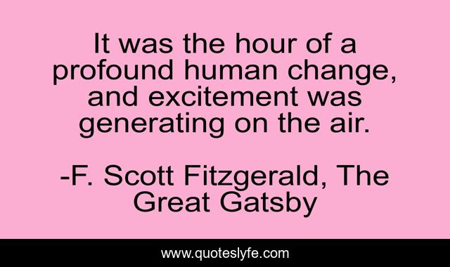 It was the hour of a profound human change, and excitement was generating on the air.