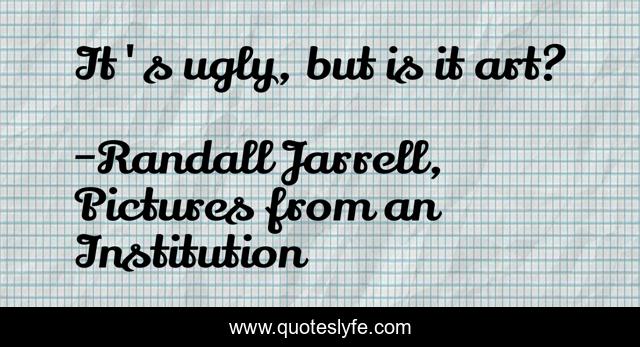 It's ugly, but is it art?