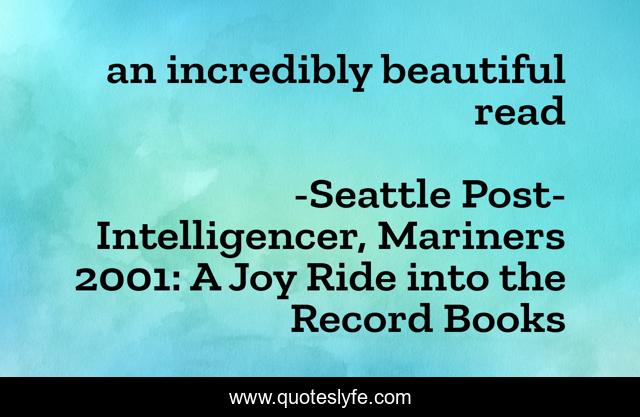 an incredibly beautiful read