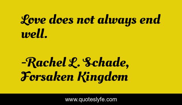 Love does not always end well.