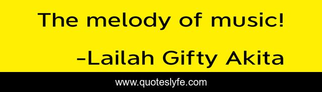 The melody of music!