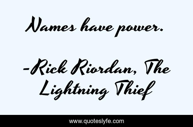 Names have power.