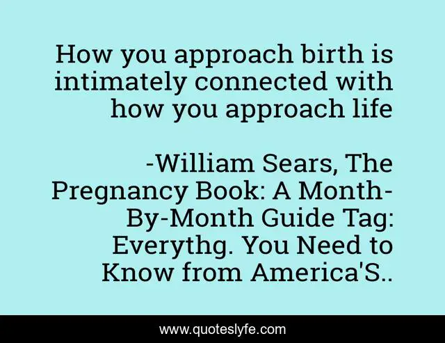 How you approach birth is intimately connected with how you approach life