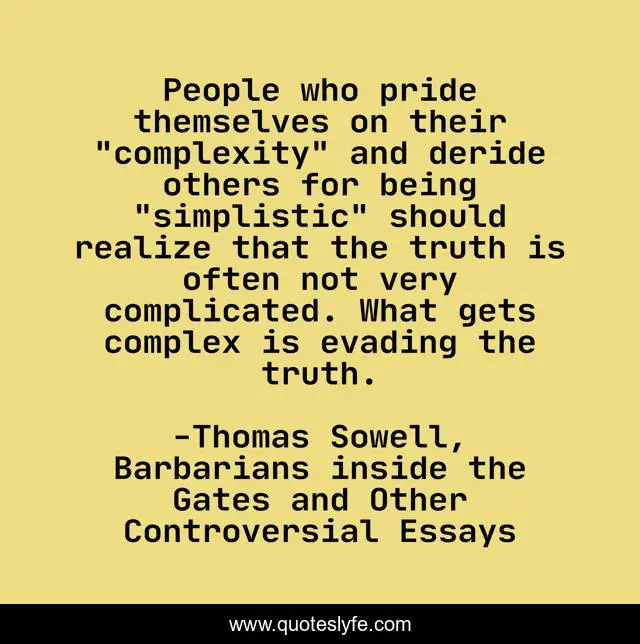 People who pride themselves on their 