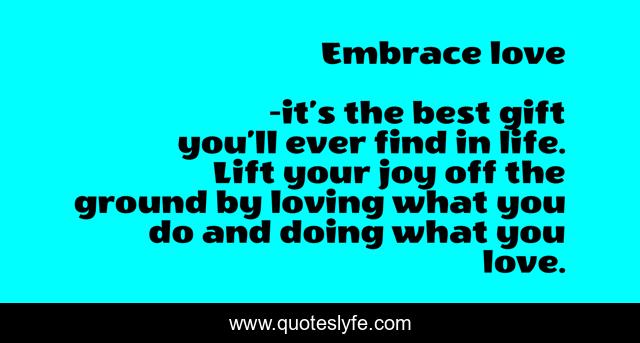 Embrace love