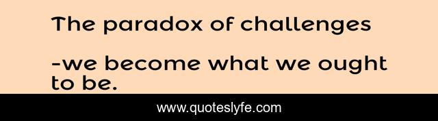 The paradox of challenges