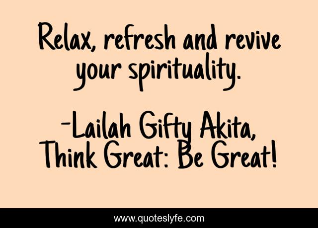 Relax, refresh and revive your spirituality.