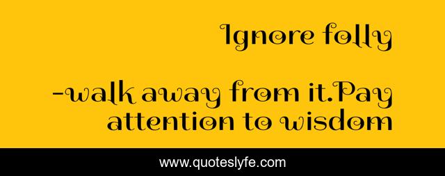 Ignore folly