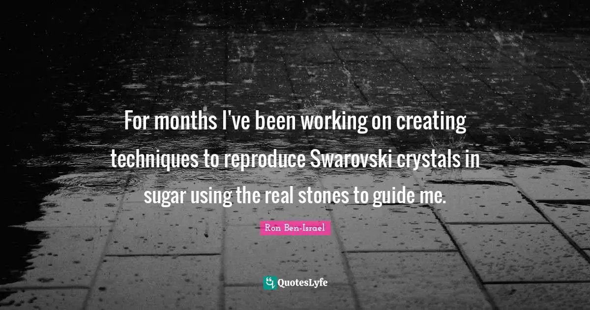 For months I've been working on creating techniques to reproduce Swarovski crystals in sugar using the real stones to guide me.