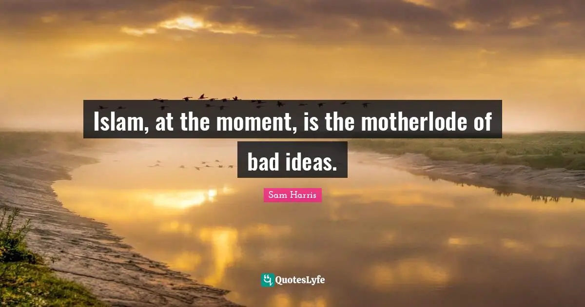 Islam, at the moment, is the motherlode of bad ideas.